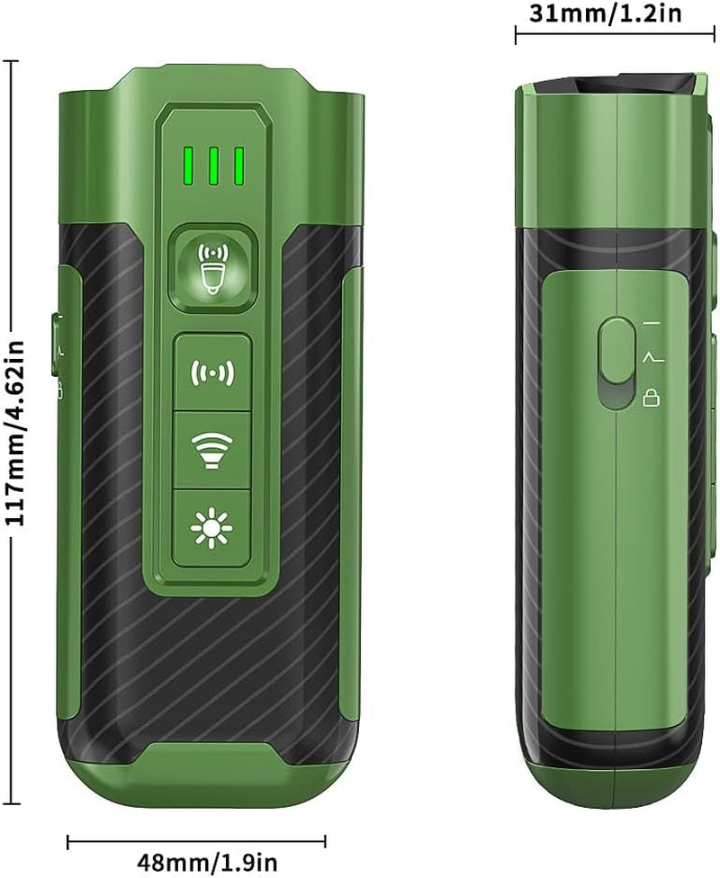 Dog Bark Deterrent Device, anti Barking Device for Dogs, Long-Range Ultrasonic Stop Bad Behavior, Rechargeable and Portable Dog Barking Control Device, Safe for Dogs & Humans