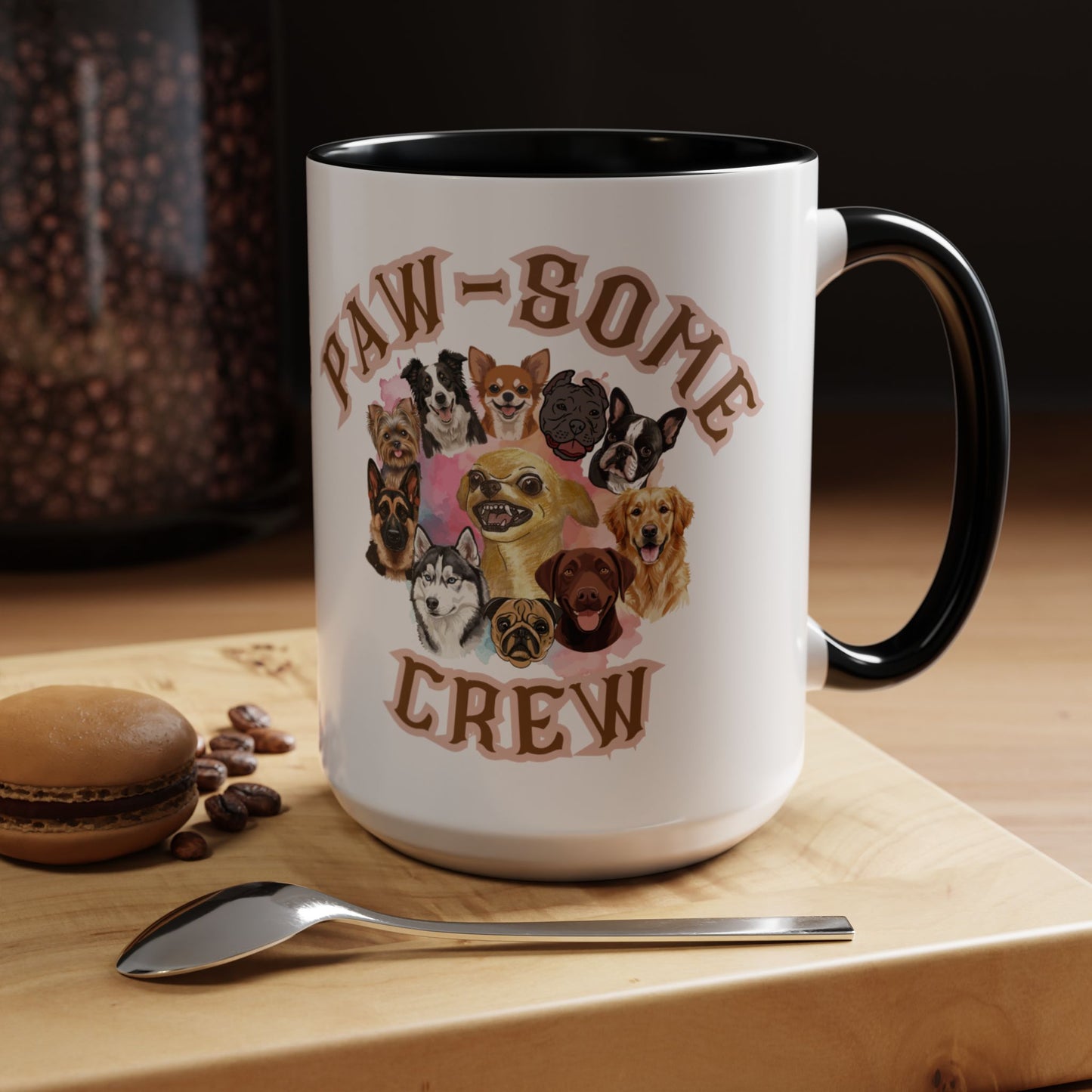 Paw-some Dog Lover Mug, Funny Pet Coffee Cup, Best Gift for Dog Owners, Animal Lover Present, Dog Themed Kitchenware
