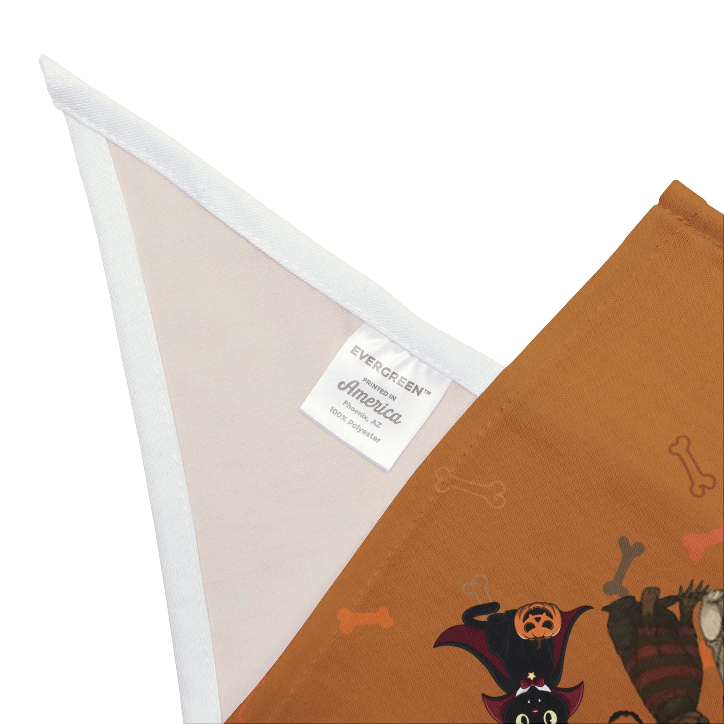 Halloween Pet Bandana - Tricks For Treats, Dog Costume Accessory, Fall Pet Fashion, Spooky Pet Wear, Trick or Treat Bandana