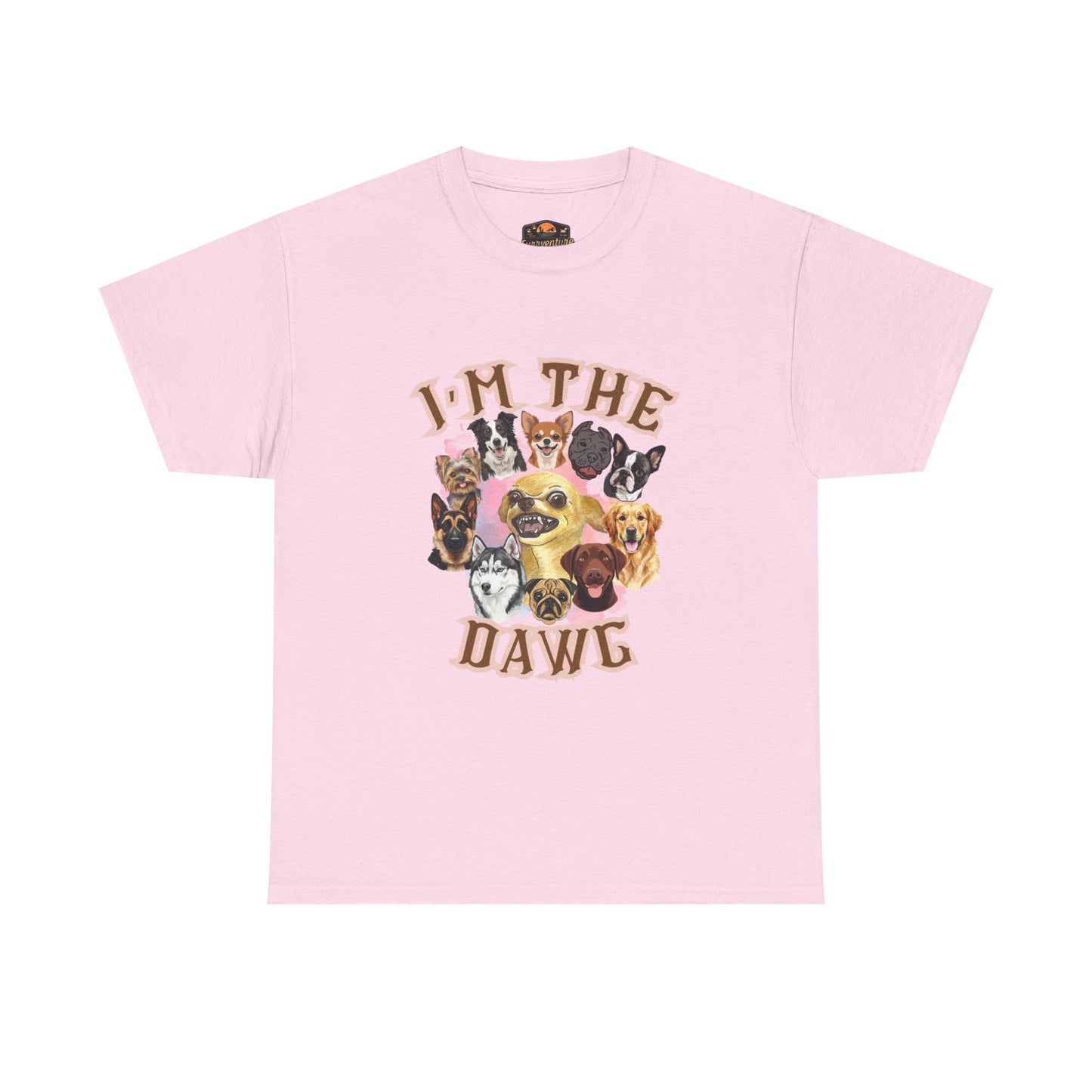 Dog Lover's Unisex Heavy Cotton Tee - I'm The Dawg, Pet Lover Gift, Animal Apparel, Funny Dog Shirt, Casual Wear