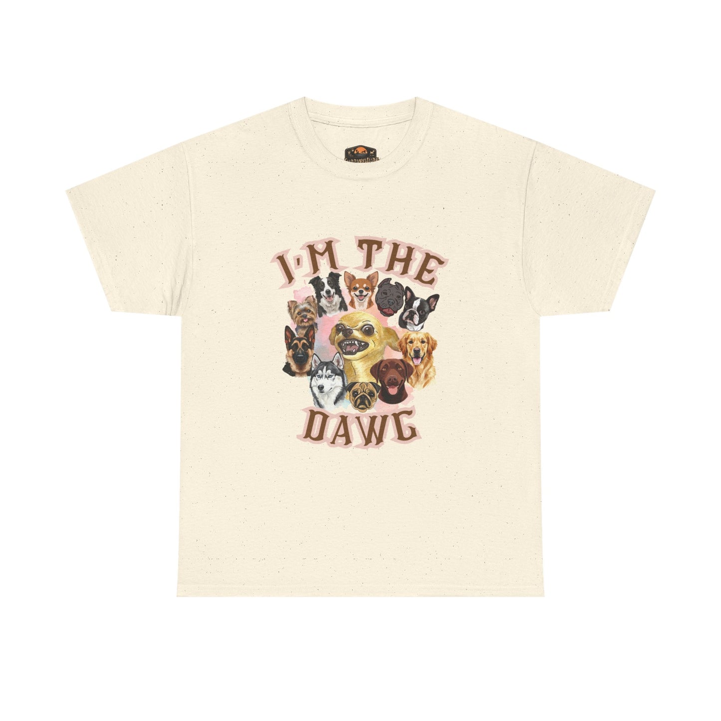 Dog Lover's Unisex Heavy Cotton Tee - I'm The Dawg, Pet Lover Gift, Animal Apparel, Funny Dog Shirt, Casual Wear