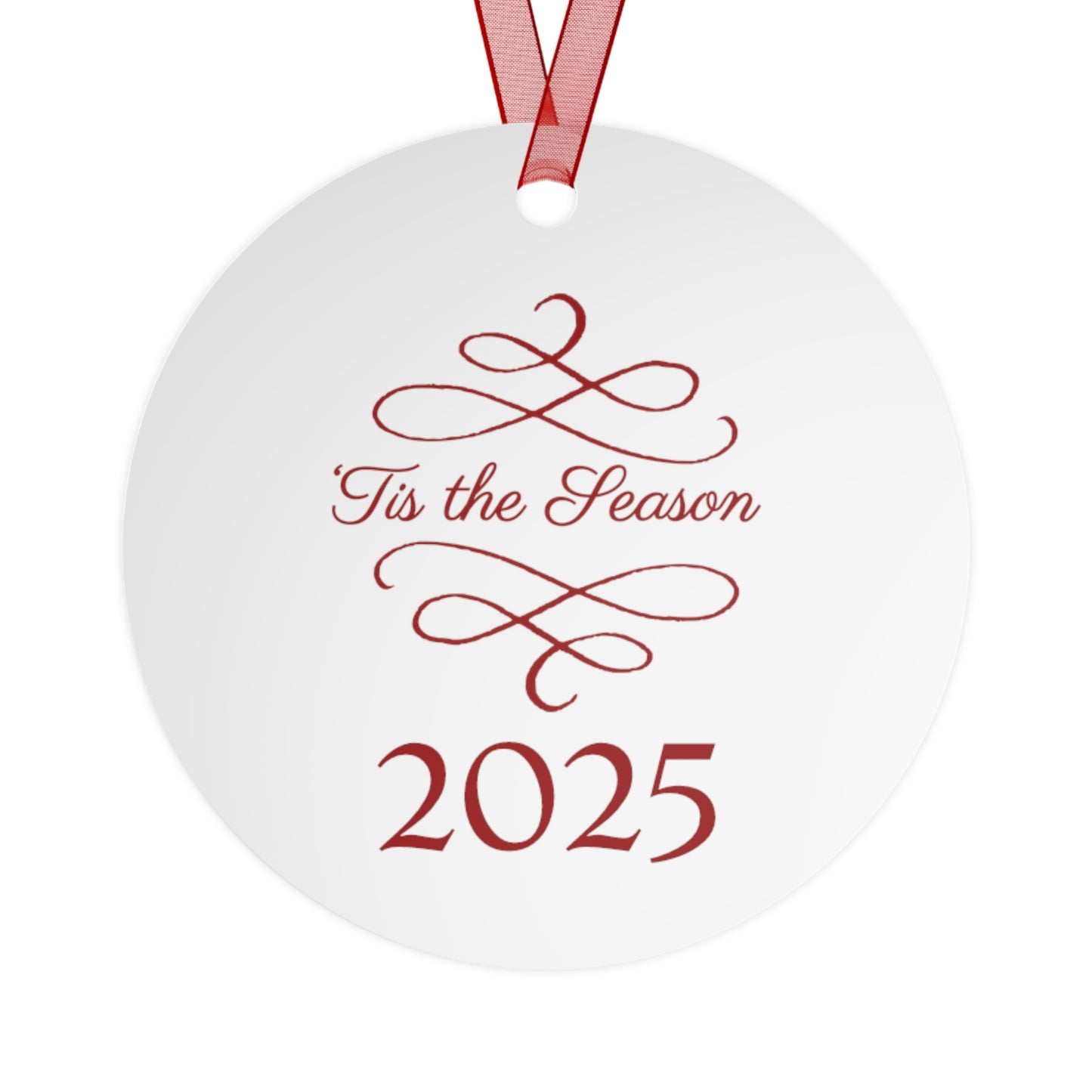 Personalized Pet Metal Ornament, Custom Holiday Keepsake, Dog Lover Gift, Festive Decoration 2025, Christmas Decor