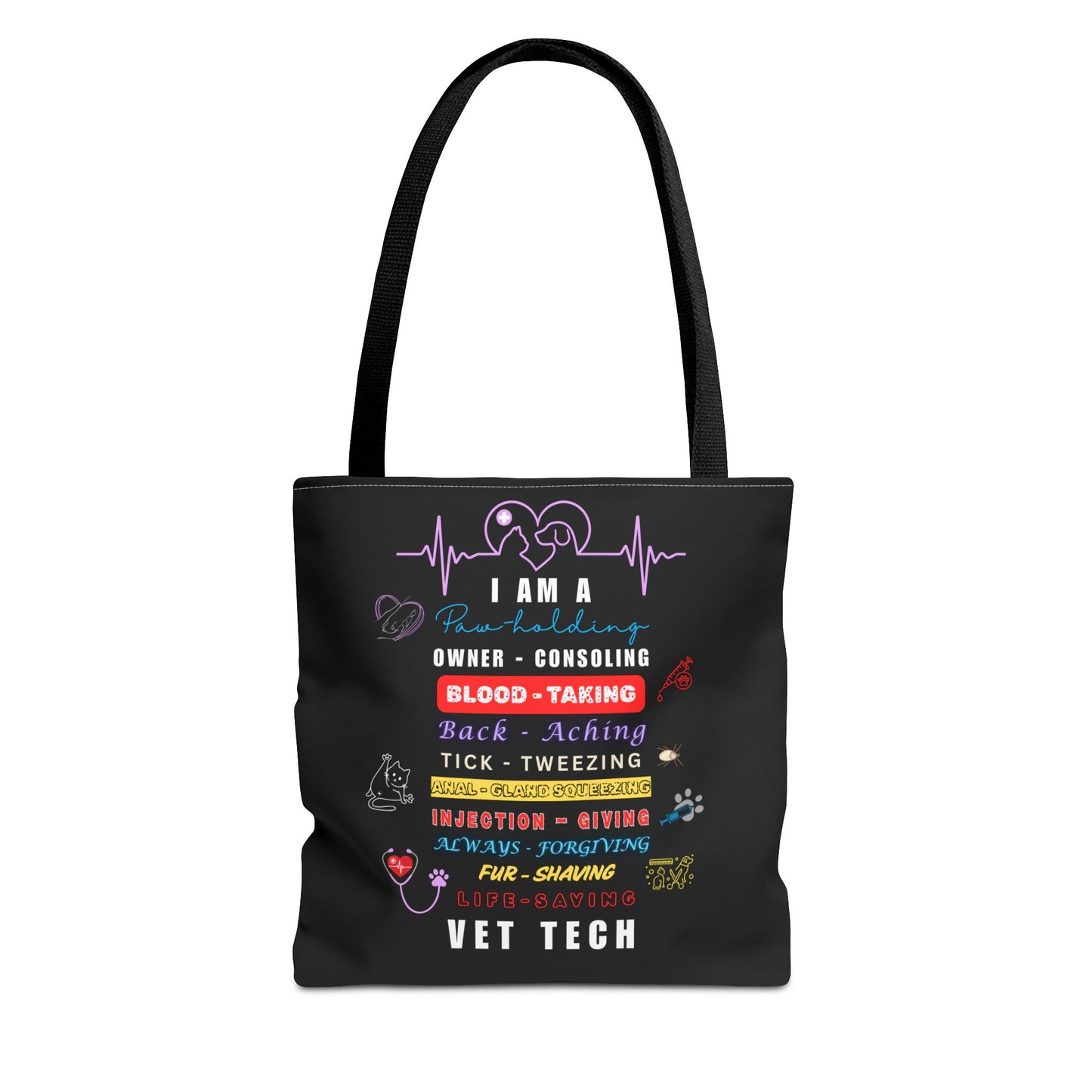 Vet Tech Tote Bag, Gift for Animal Lovers, Practical and Fun, Perfect for Students and Professionals, Veterinary Technician [...]