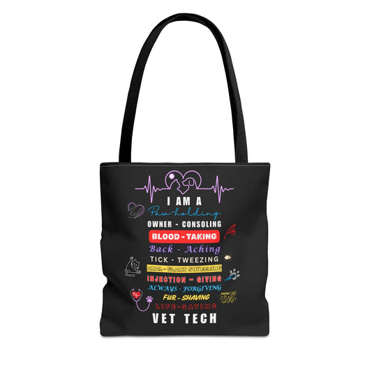 Vet Tech Tote Bag, Gift for Animal Lovers, Practical and Fun, Perfect for Students and Professionals, Veterinary Technician [...]