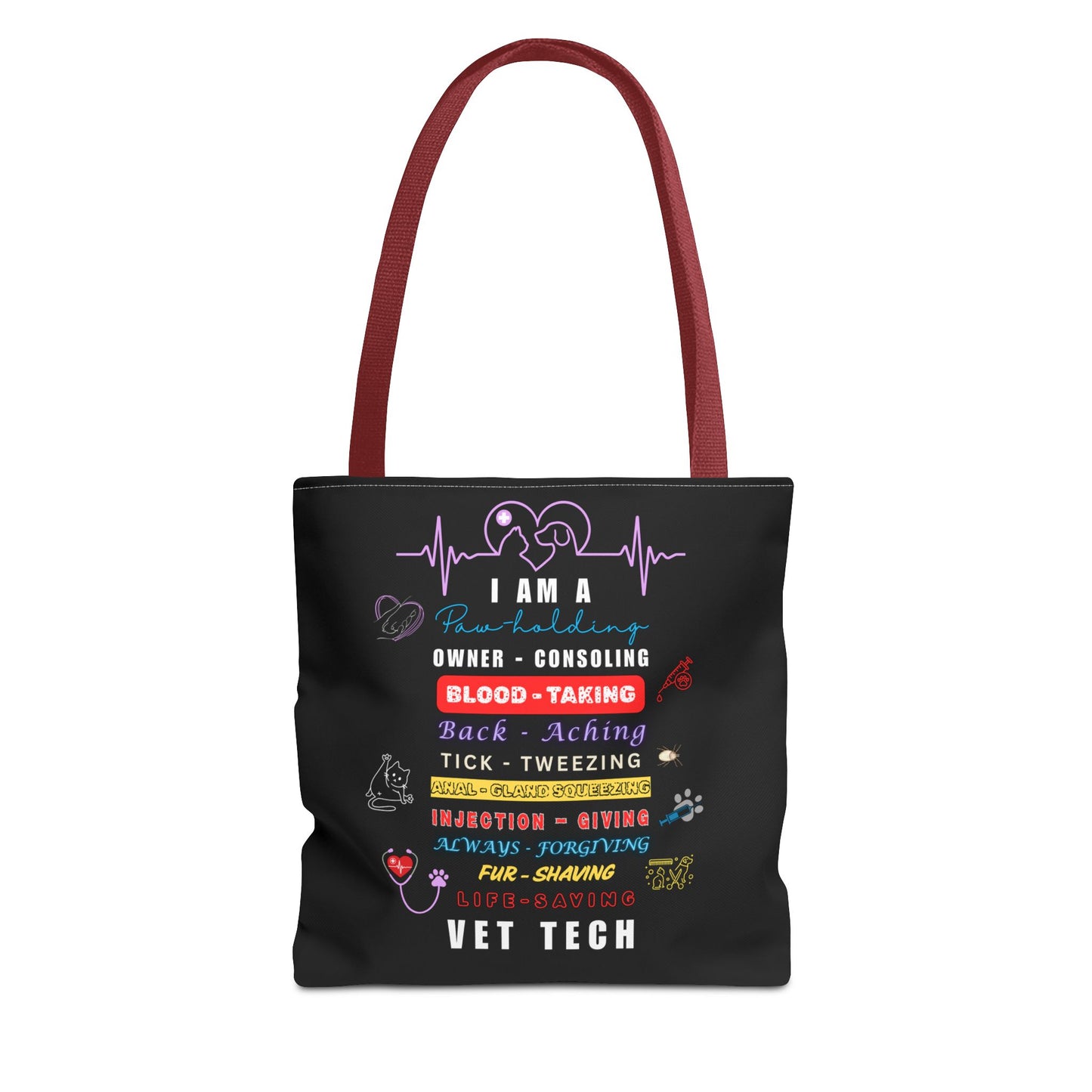 Vet Tech Tote Bag, Gift for Animal Lovers, Practical and Fun, Perfect for Students and Professionals, Veterinary Technician [...]